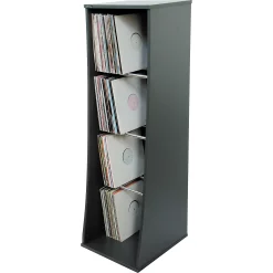 New 🥰 Sefour Sefour RS300 500 LP Vinyl Storage Unit Midnight Gray 🤩