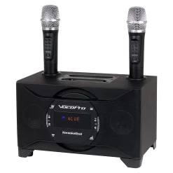 New ✨ Vocopro Vocopro KaraokeeDual All-In-One Karaoke Boom Box With Wireless Mics ❤️