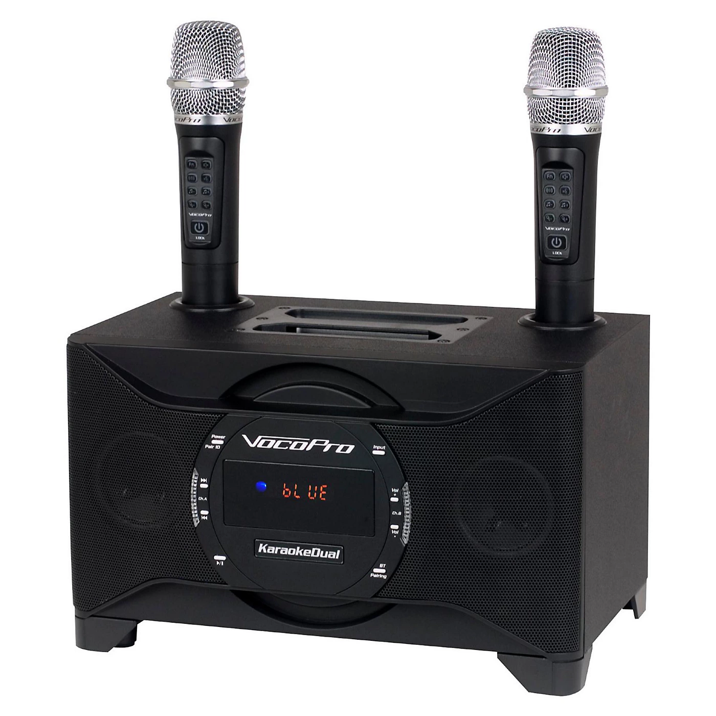 New ✨ Vocopro Vocopro KaraokeeDual All-In-One Karaoke Boom Box With Wireless Mics ❤️ 1 New ✨ Vocopro Vocopro KaraokeeDual All-In-One Karaoke Boom Box With Wireless Mics ❤️
