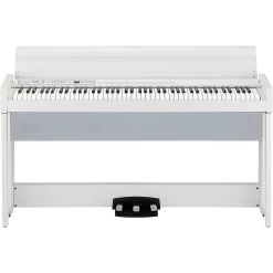 Cheap 🧨 Korg Korg C1 Air Digital Piano With RH3 Action, Bluetooth Audio Receiver White 88 Key ⭐