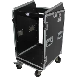 Discount ???? ProX Truss T-16MRSS 16U Rack X 10U Top Mixer DJ Combo Flight Case Black ????