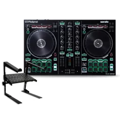 Brand new ???? Roland Roland DJ-202 DJ Controller With Laptop Stand ????