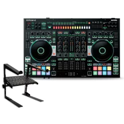 Best Pirce 🔥 Roland Roland DJ-808 DJ Controller With Laptop Stand 🔥
