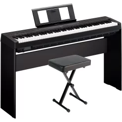 Outlet 🎁 Yamaha Yamaha P-45LXB Digital Piano With Stand And Bench Black 🛒