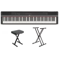 Best reviews of 🌟 Yamaha Yamaha P-125A Digital Piano Keyboard Package Black Essentials Package ⌛