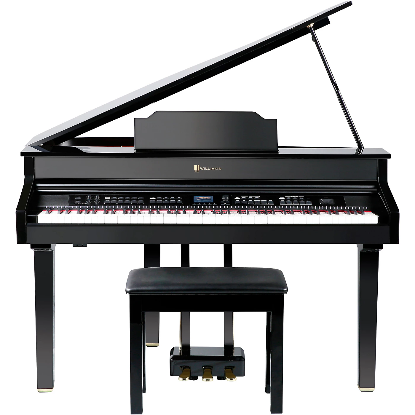 Best reviews of ❤️ Williams Williams Symphony Grand II Digital Micro Grand Piano With Bench Black 88 Key 😉