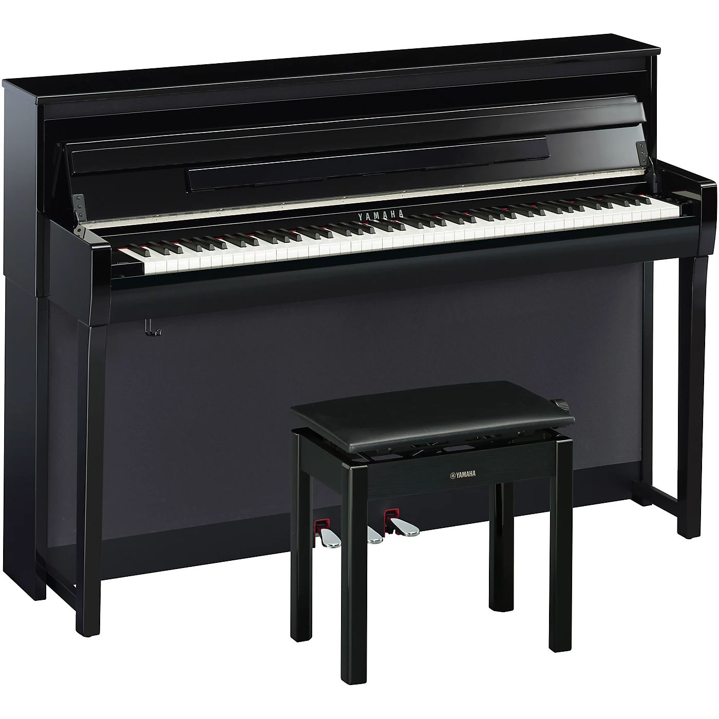 Outlet ❤️ Yamaha Yamaha Clavinova CLP-785 Console Digital Piano With Bench Polished Ebony 👍
