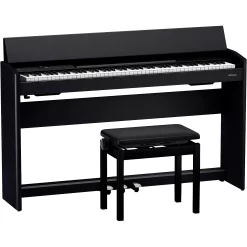 Promo ✔️ Roland Roland F701 Digital Console Home Piano Contemporary Black ????