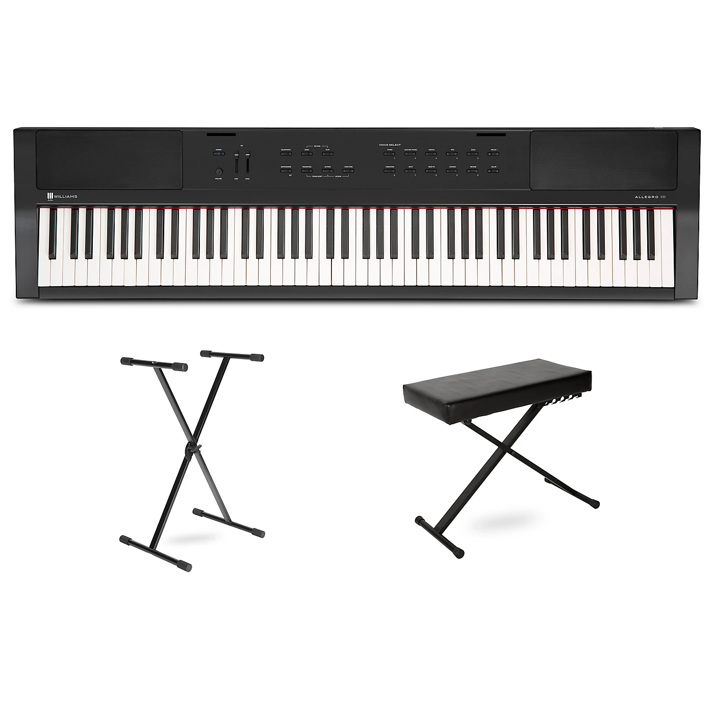 Williams Allegro III Keyboard With Stand and Bench Flash Sale ???? Williams Williams Allegro III Keyboard With Stand And Bench ???? -Kawai shop L82737000000000 00 1400x1400 1