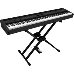 Promo 😍 Roland FP-60X Digital Piano With Roland Double Brace X-Stand And DP-10 Pedal Black 🛒