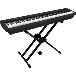 Promo 🧨 Roland FP-30X Digital Piano With Roland Double-Brace X-Stand And DP-2 Pedal Black 😀